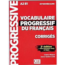Vocabulaire progressif intermediare klucz 3ed A2 B1