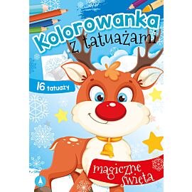 Magiczne święta. Kolorowanka z tatuażami