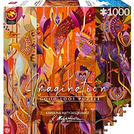 Puzzle 1000 Imagination Karolina Matyjaszkowicz W Ptasim Gąszczu Tryptyk