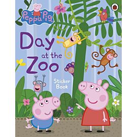 Day at the Zoo Sticker Book. Peppa Pig wer. angielska