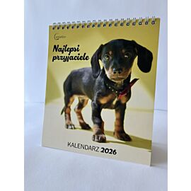 Kalendarz 2026 biurkowy Najlepsi przyjaciele Psy