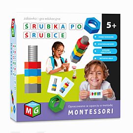 Zabawka i Gra Edukacyjna Montessori Śrubka Po Śrubce