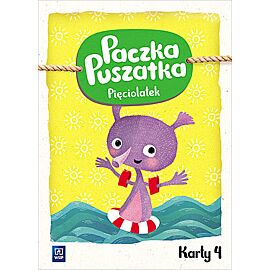 Paczka Puszatka. Karty pracy pięciolatek część 4 roczne przygotowanie przedszkolne
