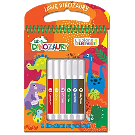 Lubię Dinozaury. Ulubione kolorowanki 2. Z dinusiami za pan brat