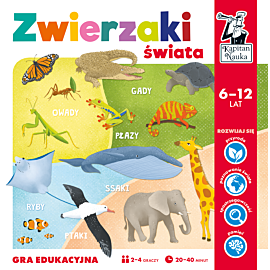 Kapitan Nauka. Gra Zwierzaki świata