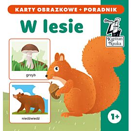 W lesie. Karty obrazkowe + poradnik. Kapitan Nauka
