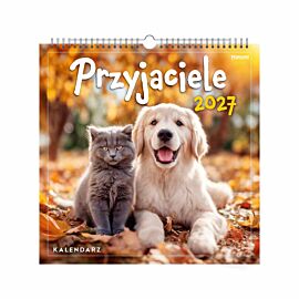 Kalendarz 2027 ścienny Przyjaciele 33x33