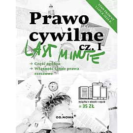 Last Minute Prawo Cywilne. Część 1