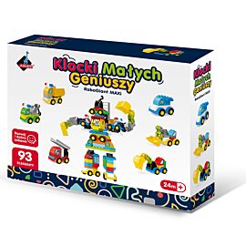 Klocki małych geniuszy RoboGiant Maxi 93 elementów