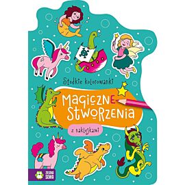 Słodkie kolorowanki. Magiczne stworzenia