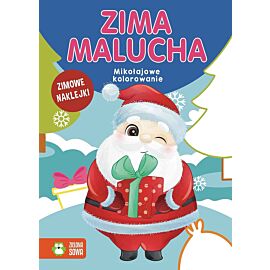 Zima malucha. Mikołajowe kolorowanie
