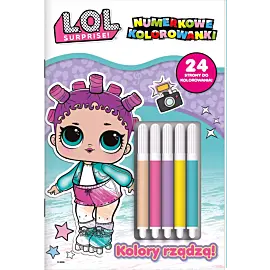 L.O.L. Surprise! OMG. Numerkowe kolorowanki cz. 4 Kolory rządzą!