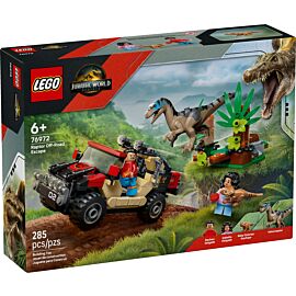 LEGO Jurassic World Ucieczka terenówką przed Raptorem 76972