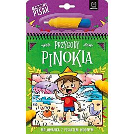 Przygody Pinokia. Malowanka z pisakiem wodnym