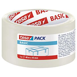 Taśma pakowa basic 40m:45mm przeźroczysta (58574-00000-00)