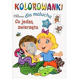 Kolorowanki dla malucha Co jedzą zwierzęta