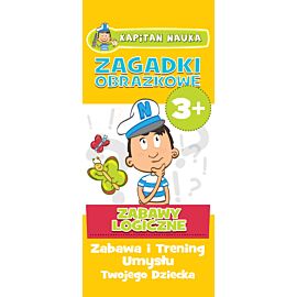 Kapitan Nauka Zagadki obrazkowe Zabawy logiczne 3+ (od 3lat)