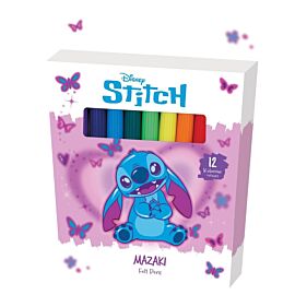 Mazaki w kartoniku Stitch pink 12 kolorów
