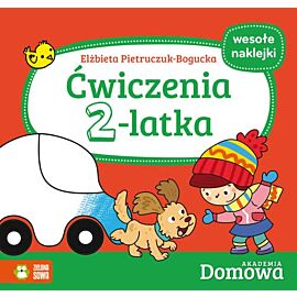 Ćwiczenia 2-latka akademia domowa + naklejki