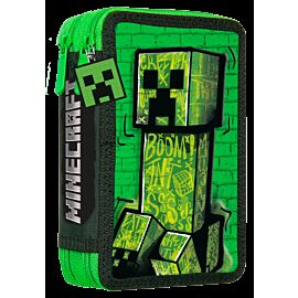 Piórnik dwukomorowy z wyposażeniem Minecraft MC00054