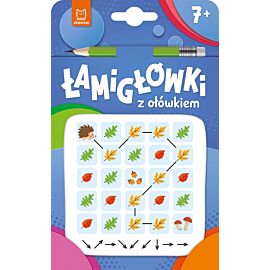 Łamigłówki z ołówkiem 7+. Książeczka niebieska