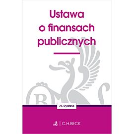 Ustawa o finansach publicznych wyd. 26