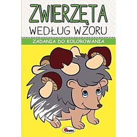 Zwierzęta według wzoru. Zadania do kolorowania