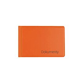 Okładka na dokumenty małe orange