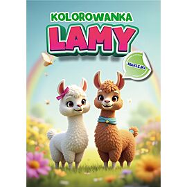 Lamy z naklejkami. Kolorowanka