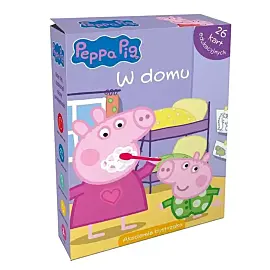 Świnka Peppa. W domu. Karty edukacyjne w pudełku