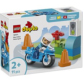 LEGO Duplo Motocykl policyjny niebieski 10471