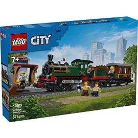 LEGO City Retro Pociąg z lokomotywą parową 60511