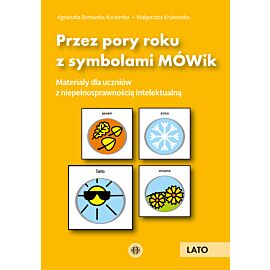 Przez pory roku z symbolami MÓWik. Lato