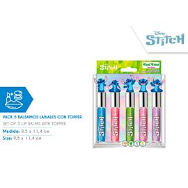 Zestaw 5 balsamów do ust z toperem Stitch SI0061GG