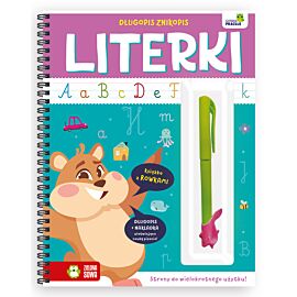 Długopis znikopis. Literki