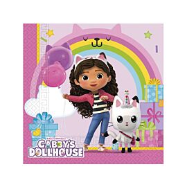 Serwetki papierowe Gabby's Dollhouse 33x33cm 20szt.