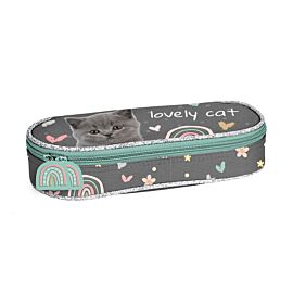 Piórnik owalny Lovely Cat PP26CS-013