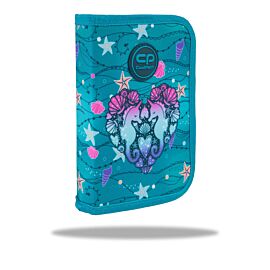 Piórnik jednoklapkowy bez wyposażenia Coolpack Clipper Seafish