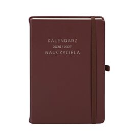 Kalendarz Nauczyciela 2026/2027 A5 TDW brązowy