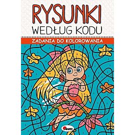 Rysunki według kodu. Zadania do kolorowania