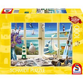 Puzzle 1000 PQ Okno na morze 114011