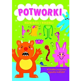 Rozwiązuj i koloruj. Potworki