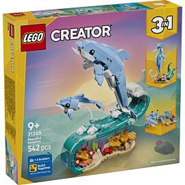 LEGO Creator 3w1 Zwierzęta Morskie Piękny Delfin 31385