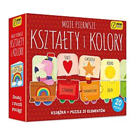 Moje pierwsze kształty i kolory. Puzzle + książka