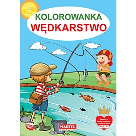 Wędkarstwo. Kolorowanka