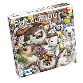 Puzzle 100 Hedgehogs 59237