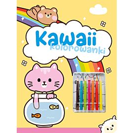 Kawaii kolorowanki. Żółta