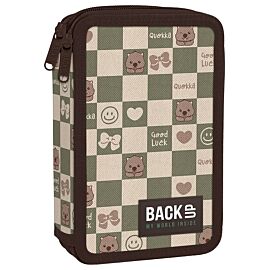 Piórnik 2-komorowy Backup Kratka Cute PB8DW17
