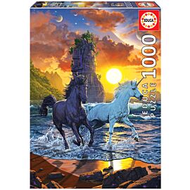 Puzzle 1000 Jednorożce na plaży Vincent Hie 110467