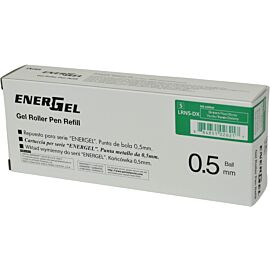 Paczka Wkłady do cienkopisu kulkowego EnerGel zielone LRN5-DX 12 sztuk